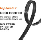 Zip Ties Heavy Duty 12 inch，V-Shaped Toothed Double Sided With 200 LBS Tensile Strength Cable Ties ，Extra Large Wire Ties Adjustable Nylon Tie Wraps for Indoor Outdoor Patented Design（400 Pack Black）