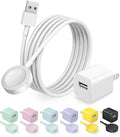 Fast Charger for Apple Watch Charger, 3.2FT Wireless Fast Charging Cord with Wall Chargers Plug Block Compatible with Apples Watchs Series 10/9/8/7/SE/6/5/4/3/2/1（White）