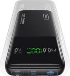 INIU 140w Power Bank Laptop Portable Charger and 15W MagSafe Compatible Charger Pad Combo