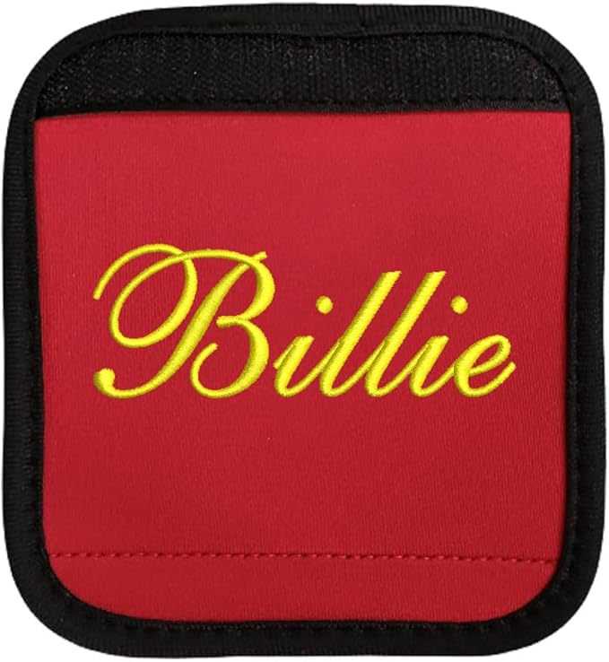 Custom Embroidery Luggage Handle Wrap with Your Name/Text,Personalized Luggage Handle Wraps/Identifiers/Tags/Grips for Travel Suitcase (1PC)