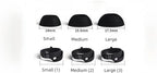 6 Pairs Replacement Ear Tips for Bose QuietComfort Ultra Earbuds (2023) & Bose QuietComfort Earbuds II (2022) - Anti-Slip Silicone Wingtip Covers Eartip-Black