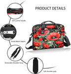 Laptop Shoulder Bag for Women Men, Waterproof Computer Case Messenger Bag Briefcase for Business Office Travel