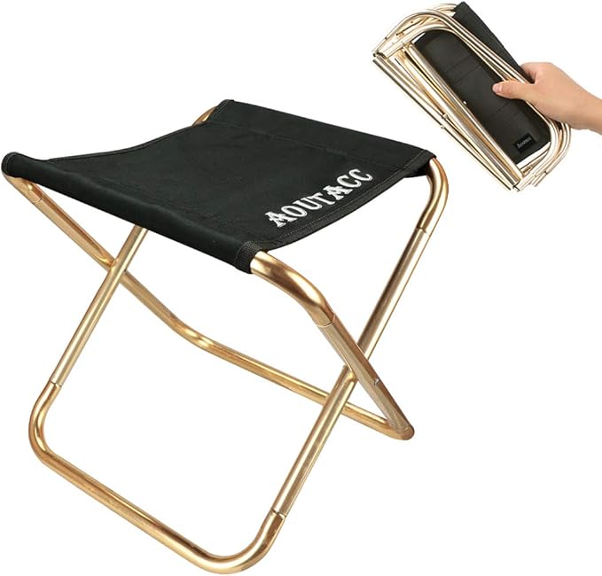 Ultralight Portable Folding Camping Stool for Outdoor Fishing Hiking Backpacking Travelling(XL:13"x14"x15";Large:11.8"x11"x11.4"; Medium:8.3"x9.5"x 11")