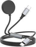 USB C 2 in 1 Multi Fast Charger Charging Cable for Samsung Galaxy Watch 8/8 Classic/7/FE/Ultra/6/6 Classic/5/5 Pro/4/4 classic/3/Active 2/Active & Galaxy S25/S24/S23/S22/21/20 Note-4FT