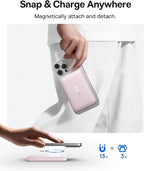 Baseus for MagSafe Portable Charger, Qi2 Certified 15W Wireless Magnetic Power Bank 10000mAh with USB-C Cable 22.5W PD Charging, Battery Pack Compatible with iPhone 17/16/15/14/13 Pro/Pro Max Series