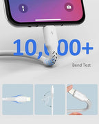 6 inch iPhone Charge Cable Short, 0.5ft 5Pack USB to Lightning Cord for Fast Charging Stations Compatible with Apple iPhone 12 11 Pro Max Xs 8 7 6 5 Plus, iPad Air/Mini