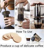 RECAFIMIL Coffee Press Maker -New Desgin Bigger Capacity Quickly Makes Delicious Coffee Without Bitterness - 1 to 3 Cups Per Pressing (Aipressfilter200-FBA)