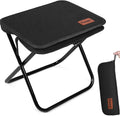 Portable Folding Stool Chair – Lightweight Compact Camping Stool with Carry Bag, Heavy Duty 265 lbs, Pocket Chair for Hiking, Backpacking & Travel