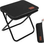 Portable Folding Stool Chair – Lightweight Compact Camping Stool with Carry Bag, Heavy Duty 265 lbs, Pocket Chair for Hiking, Backpacking & Travel