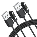 Vancle 2 Pack for Gloryfit Smart Watch Charger, Magnetic USB Charging Cable for GloryFit T80 T70 T60 T50 P99 P98 Smart Watches (Pin spacing 4mm)