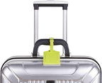 Travelambo Luggage Tags for Suitcases PU Leather Travel Tags Bag Tags Privacy Protection Travel Essentials