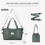 Travel Duffel Bag, Sports Tote Gym Bag, Shoulder Weekender Overnight Bag for Women