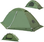 1/2 Person Backpacking Tent for 4-Season - Winter Waterproof Tent for One Person, Lightweight Camping Gear for Backpacking, Easy Set Up Cold Weather Essentials by Underwood Aggregator