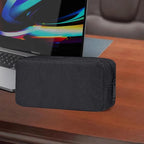CAAORDKSO Travel Cable Organizer Pouch Electronic Accessories Carry Case Water Resistant Accessories Organizer Pouch Bag for Cable, Cord, Charger, Phone, Power Bank, Earphone (Big-Black)