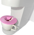Coffee Mug Cup Splash Splatter Guard Screen compatible with Keurig and other single serve brewing machines (Rose Pink)