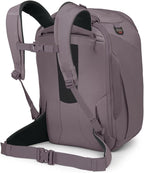 Osprey Sojourn Porter 30L Travel Backpack - Carry-On Compliant Luggage with StraightJacket Compression and Padded Laptop Sleeve - Durable Pack for International or Urban Travel, Graphite Purple