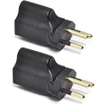 Ceptics Switzerland sev 1011 Travel Power Plug Adapter Accepts NEMA 5-15R - ETL Certified - Industrial Grade (IG-11A-2PK)