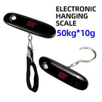 Luggage Weight Scale, 3pcs 110lb/50kg Portable Electronic Hand Luggage Scale LCD Digital Display Balance Scale Suitcase Travel Weighs Baggage Weight Tool,for Travel(Webbing)