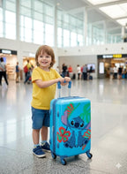 Disney Stitch 20" Hardshell Luggage - Cute & Durable Hard-side Suitcase for Travel with Spinner Wheels 20"x12"x8"