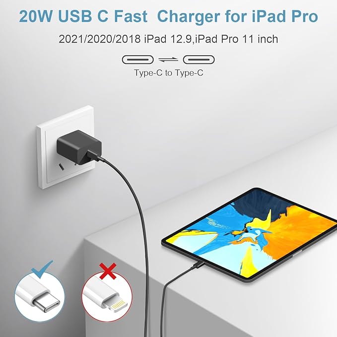 3FT iPhone 17 16 15 Charger Fast Charging USB C Charger Block Type C Chagrer Fast Charging 2-Pack for iPhone 17/17 Plus/17 Pro/17 Pro Max/iPhone 16/16 Plus/16 Pro/16 Pro Max/15 Pro Max/Samsung(Black)