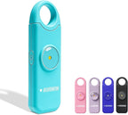 Rechargeable Personal Safety Alarm, 130dB Emergency Siren with LED Flashlight, Portable Keychain for Women, Kids, Elderly, Night Running & Travel (Aqua)