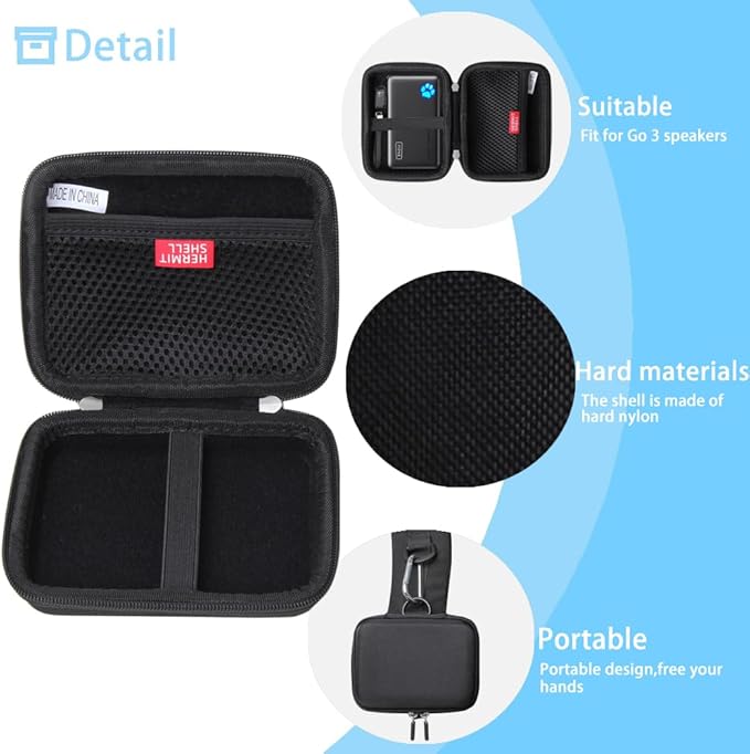 Hermitshell Hard Travel Case for INIU Portable Charger Smaller & Lighter 45W Fast Charging 10000mAh PD Power Bank Battery Pack (Only Case) (Black)