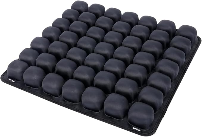 Travel Cushion, Airplane Seat Cushion Inflatable Travel Cushions for Long Flights, Press-Type Portable Pad with Built-in Pump, Comfortable Cushions for Air Travel, Car, Office Chair