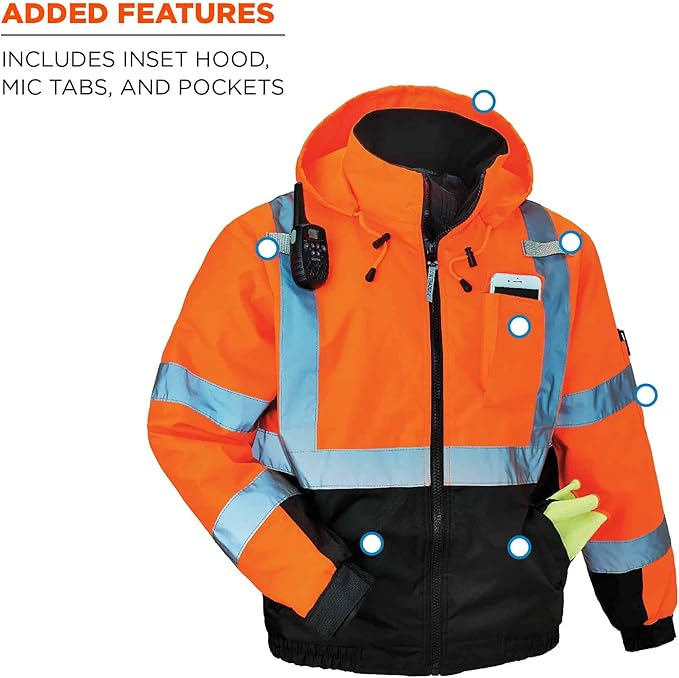 Ergodyne Hi Vis Bomber Safety Jacket