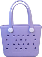 Lightweight Extra large Rubber Beach Bag Small mini Tote Bag for Gym Waterproof medium Open Handbag for Pool Sports