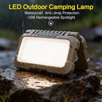Collapsible Portable Ultra Bright LED Camping Lantern 1500 Lumens USB-C Rechargeable Tent Light 5 Modes 3 Light Sources for Power Outages Camping Hiking Emergency Work Lights