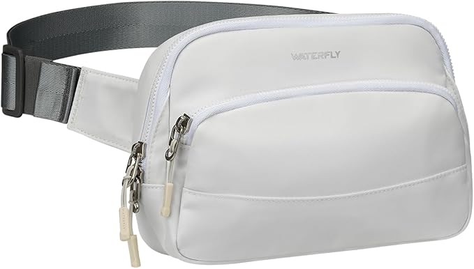 WATERFLY Waist Packs Fanny Pack: Small Fashion Belt Bag Casual Waist Bag for Women Men Hip Pack for Walking Hiking Everywhere