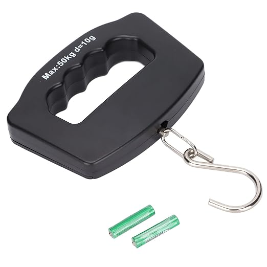 LICAEVEY Digital Luggage Scale Digital Baggage Scale Travel 110lb 50kg Capacity Portable Handheld with LCD Display Lock Function for Travel Home Suitcase