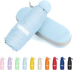 Yoobure Travel Umbrella Portable Compact Umbrellas, Pocket Mini for Purse, Umbrellas for UV Sun & Rain Small for Backpack, Umbrella with Case Folding for Kids Women