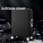 Luggage Cover, THome Protective Washable Suitcase Cover - Travel Elastic Spandex Suitcase Protector Fits 30 to 32 Inch Black