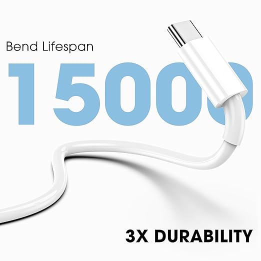 Apple USB C to USB C Charging Cable, 2Pack [3FT+6FT] USBC Fast Charger Cord, 60W Type-C to Type-C Cable for iPhone 17/16 Pro Max Plus, iPhone 17 Air, iPad Air/Pro