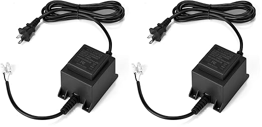 AGPtEK Voltage Converter Transformer 110/120V to AC 12V/5A, 60-Watt Waterproof Power Supply Converter for Swimming Pool Light, Water Pump, Outdoor Light, Spotlights (Pack of 2)