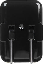 Amazon Basics 12W One Port USB-A Portable Wall Charger (2.4A) for Phones (iPhone 16/15/14/13/12/11/X, Samsung, and more), 2-Pack, Black