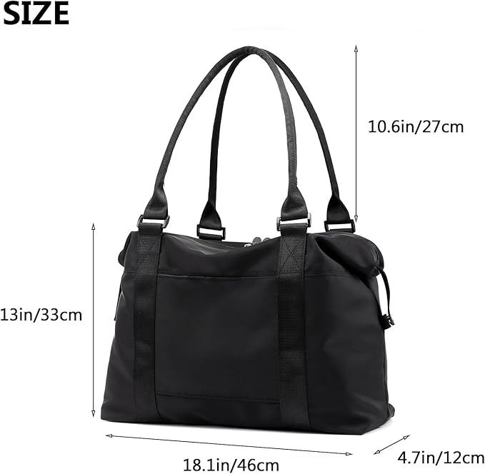forestfish Duffle Tote Bag Weekender Bags For Women Travel With Trolley Sleeve | Travel