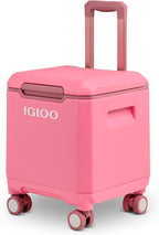 Igloo Tag Along Too Coolers | Insulated Hard Shell Picnic Style Cooler | Rolling Ice Chest