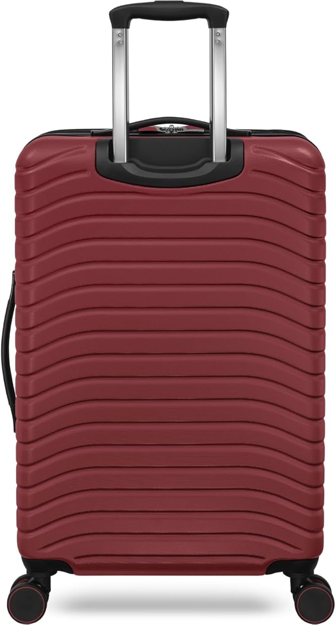 Everest Expandable Hardsided Spinner (Wine, 24-Inch Checked Medium)