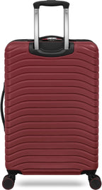 Everest Expandable Hardsided Spinner (Wine, 24-Inch Checked Medium)