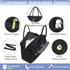 Travel Duffle Bag Weekender for Women - 38L Carry-On Overnight Personal Item Bag with Shoe Compartment & Wet Pocket Weekend Tote Bags with Toiletry Hospital Bags for Labor and Delivery