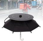 Topyond Phone Umbrella, 10W Solar Charger Sun Shade for Cell Phones, Suction Cup Stand, Outdoor Anti-Glare Protection, for Beach Travel and Outdoor Enthusiasts