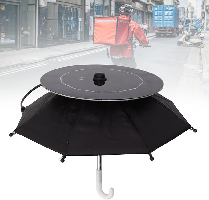 Topyond Phone Umbrella, 10W Solar Charger Sun Shade for Cell Phones, Suction Cup Stand, Outdoor Anti-Glare Protection, for Beach Travel and Outdoor Enthusiasts