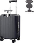 20" Ride-On Luggage with Child Seat, Hardside Carry-On Suitcase with 360° Silent Spinner Wheels, TSA Lock, & Dual Telescoping Handles for Kids & Adults & Busy Moms