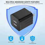 iPhone Fast Charger,2Pack 10FT iPhone Charge 2.1A Dual Port USB Wall Charger Block Plug Adapter with Long Fast Charging Lightning Braided Cable Cord for iPhone 14 13 12 11 Pro Max XS XR 8 7 Plus iPad