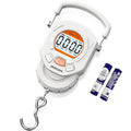 Fishing Scale Luggage Scale 132lb/60kg Digital Fish Scale, Fish Weight Scale with Backlit LCD Display, Luggage Weight Scale with 4 Units, 2 AAA Batteries, Hanging Scale for Fishermen Travelers