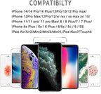 Ximytec Lightning Cable [MFi Certified] 3Pack 10FT iPhone Charger Cord Fast Charging Cable Compatible with iPhone 14 13 12 11 Pro Max 11 XS Max XR X 8 iPad,Silvergray