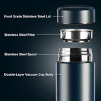 PARACITY Insulated Water Bottle,17 oz Stainless Steel Thermo, Double Wall Vacuum Water Bottle, Metal Water Bottle Keeps Hot for 12 Hrs, Cold for 24 Hrs, for Coffee, Drinks