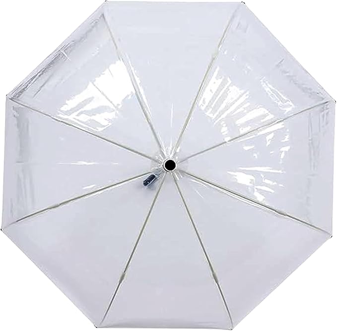Capelli New York Adult Umbrella, Clear Umbrella for Rainy Days, Travel Essentials, Must-Have College Dorm Essentials